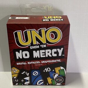 UNO Show 'Em NO MERCY Card Game Brand New Sealed